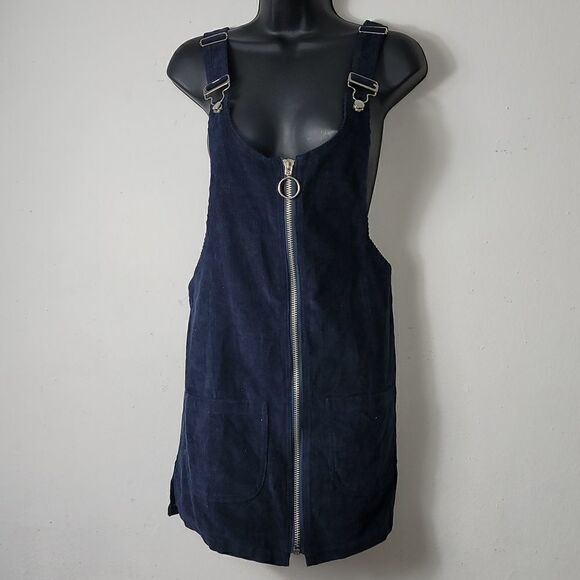 Unif  Blue Corduroy Overalls size Small - Picture 1 of 11